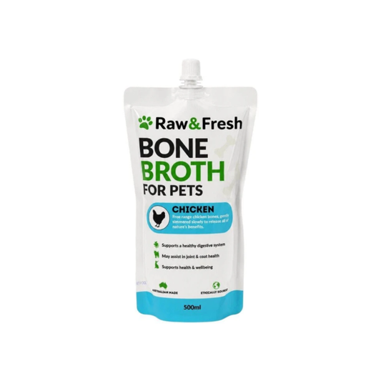 Raw & Fresh Bone Broth For Pets - Chicken 500ml
