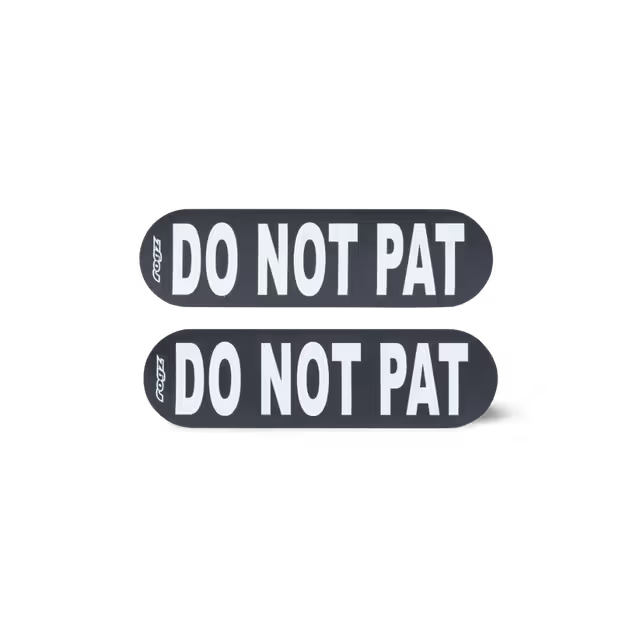 Do Not Pat Rogz Custom Badge