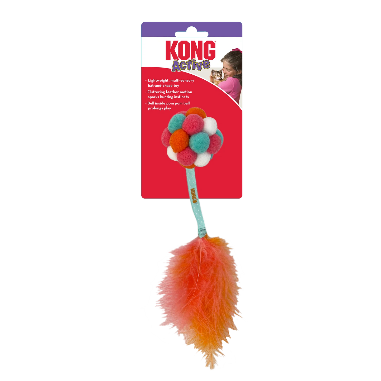 KONG Cat Active Bubble Ball Assorted