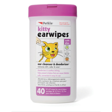 Kitty Ear Wipes  40 Pack
