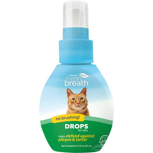 Tropiclean Fresh Breath Drops For Cats 52ml