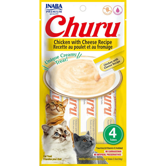 Inaba Churu Mousse Treat Chicken w/ Cheese 56g