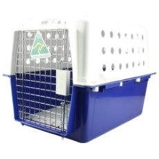 Airline Approved Pet Carrier Blue & White 53L x 37W x 37h cm
