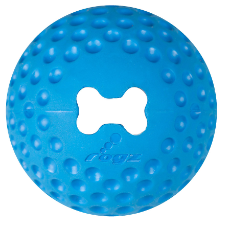 Gumz Rubber Treat Ball Blue