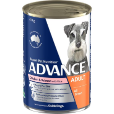 Advance Adult Dog All Breed Chicken And Salmon 410g 410g