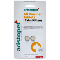 Aristopet All Wormer Pack For Cats And Kittens Treats 2x 5kg Cats
