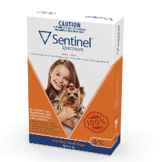 Sentinel Spectrum, Dogs Up to 4kg