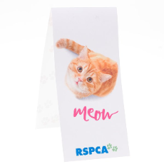 RSPCA Blank Card Meow & Woof New Design 2 10 cm x 21 cm