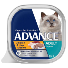 Advance Cat Chicken & Liver Medley 85g