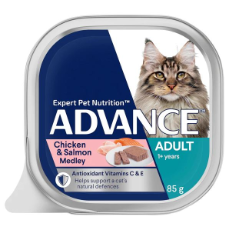 Advance Cat Chicken & Salmon Medley 85g