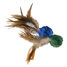 Kong Crinkle Ball With Feathers 2 Pack