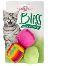 Cat Toy Bliss Coloured Balls 3 Pack