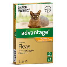 Advantage, Cats Up to 4 kg