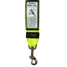Car Safety Strap Dayglow Yellow