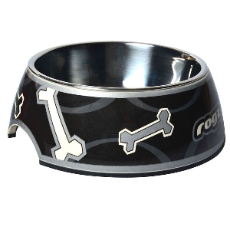 Bubble Bowl Black Bones