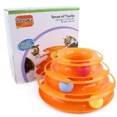 Multi Level Tower Of Tracks Cat Toy