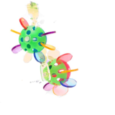 Bird Toy Acrylic Round Two 27x13x9cm