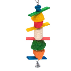 Bird Toy Loofa Totem 29x10cm