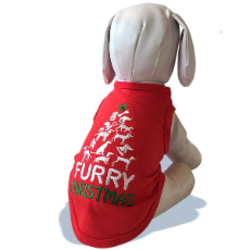 Dog Tee- Furry Xmas