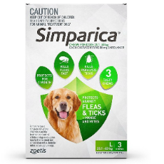 Simparica Flea & Tick Prevention 20.1kg>40kg