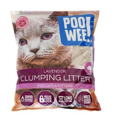 PooWee Clumping Cat Litter Lavendar 15kg 15kg