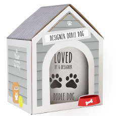 Pet Mug in Dog House Oodle Dog