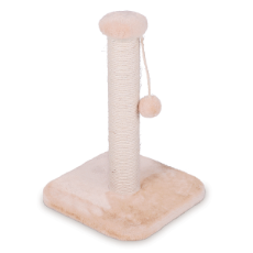 Cat Scratch Post Cream Small W30xD30xH44cm