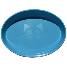 Scream Oval Cat Bowl Loud Blue 300ml 300ml