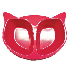 Scream Cat Face Double Bowl 2 Loud Pink 350ml 350ml