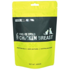 Freeze Dry Chicken Breast Chunks 100g