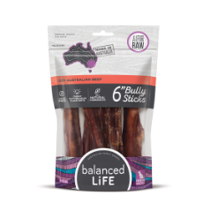 Balanced Life Treat Beef Bully 7 Pack 6 Inch