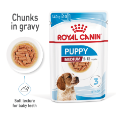 Royal Canin Medium Puppy Wet Food 140g