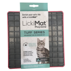 Lickimat Tuff Playdate For Cats Red