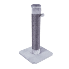 Cat Scratch Post Ash Plush Medium W40xD40xH74cm