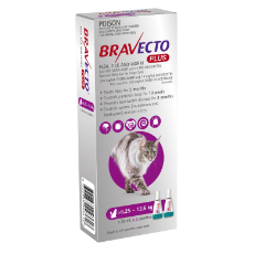 Bravecto Plus Large 6.25 to 12.5kg 2 Pack