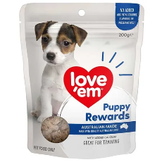 Love Em Dog Treats Liver Pup Rewards 200g