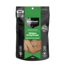 Black Hawk Dog Treats Chicken Straps 100g