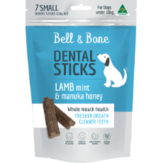 Bell & Bone Dental Sticks Lamb, Mint & Manuka Honey