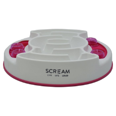 Scream Slow Puzzle Bowl Pink Loud Pink