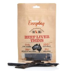 Healthy Everyday Dog Treats Beef Liver Thins 225g
