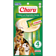 Inaba Dog Churu Mousse Chicken with Vegetables 56g
