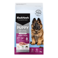 Black Hawk Puppy Lrg Breed Lamb & Rice
