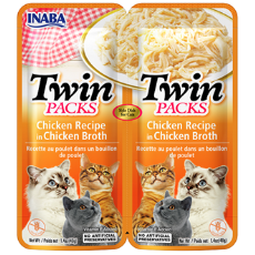 Inaba Cat Twin Pack Chicken in Chicken Broth 80g