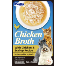 Inaba Cat Broth Chicken & Scallop 50g
