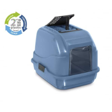 SL Easy Cat Hooded Litter tray Blue 50×40×40CM