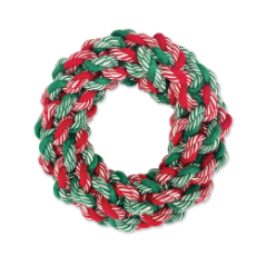 Christmas Wreath Rope Toy Small