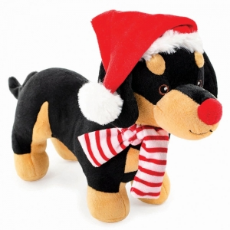 Christmas Dachshund 22.5cm