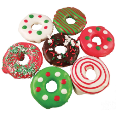 Christmas Large Doggy Donuts Individual 7cm