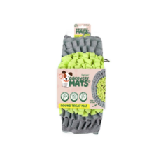 Snuffle Round Treat Mat Green / Grey (Fold Up Feature)