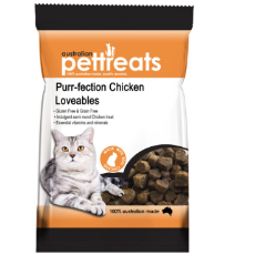 APT Purr-fection Chicken Loveables Cat Treats 80g